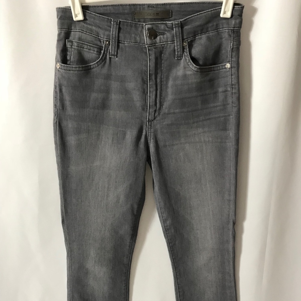 Joe's Grey wash high rise skinny jeans